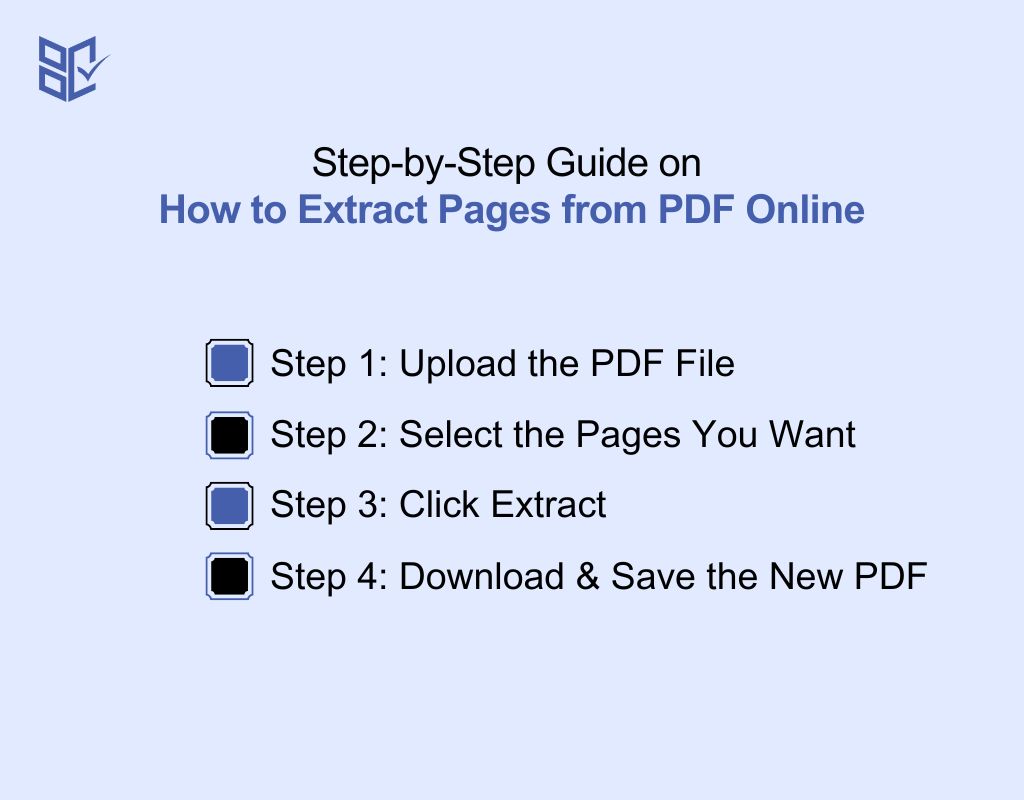 Step-by-Step Guide on How to Extract Pages from PDF Online
